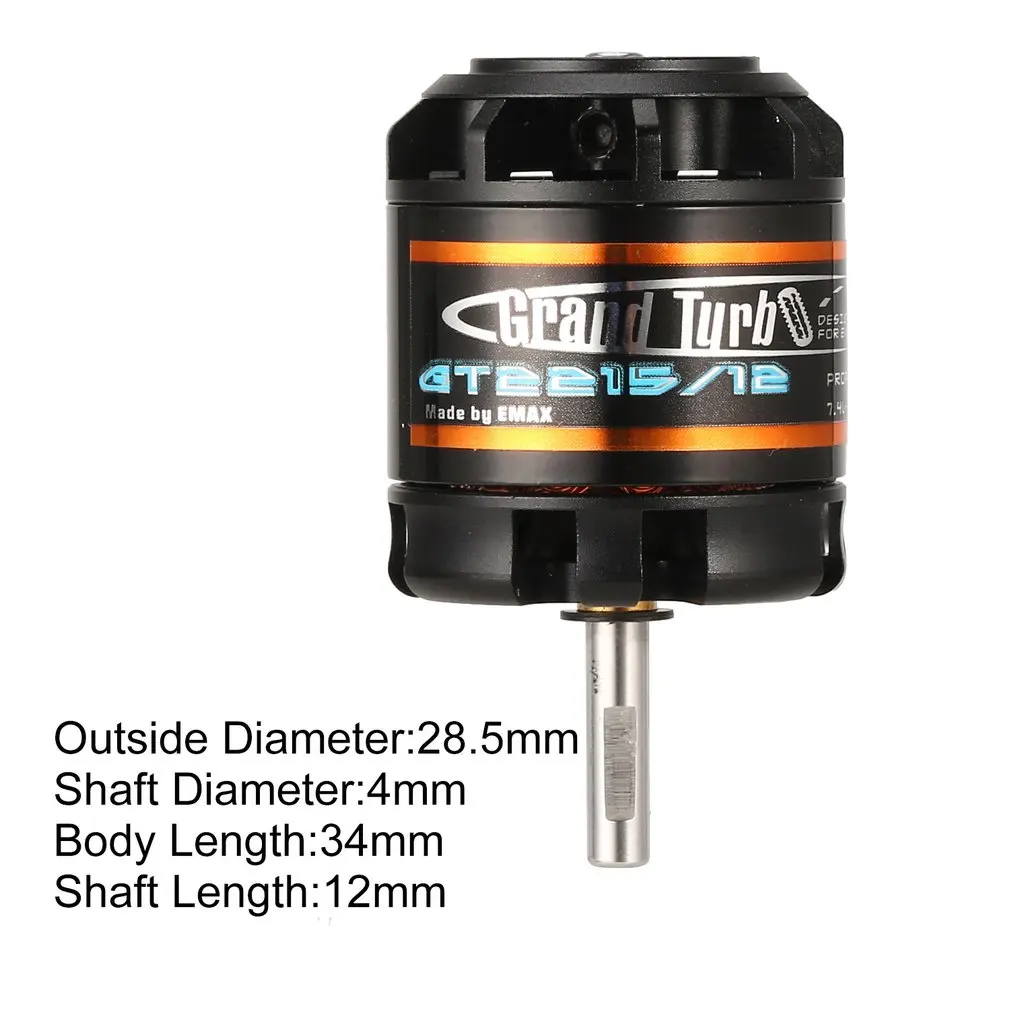 

Emax GT2218/09 GT2215/10/12 1100KV 2-3S Lightweight Power Brushless Motor for RC Fixed Wing Airplane Drone Quadcopter Spare Part