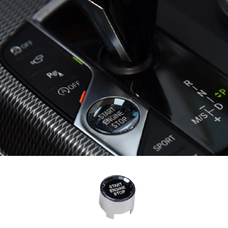 Замена кнопки включения двигателя Start Stop для RHD LHD Bling BMW F10 F15 F16 F20 F25 F26 F30 F34 F48 G30 G20 |