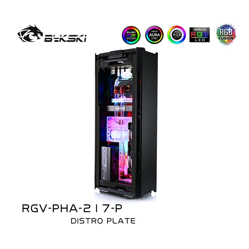Bykski RGV-PHA-217-P доски для водных путей Phanteks ES217XE чехол Intel CPU Water Block &amp Single GPU Building |