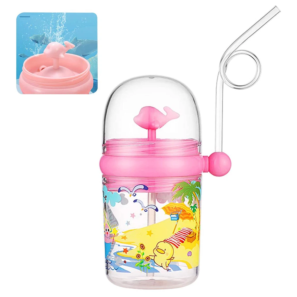 250 мл дети в виде мультяшного Кита со брызг воды Кубок для детских бутылочек чашки
