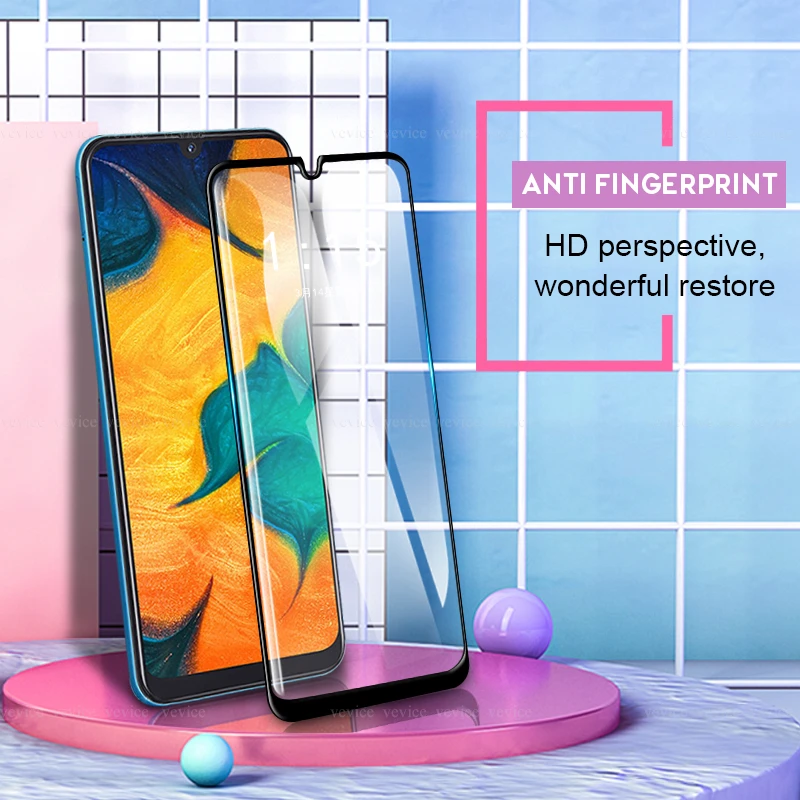 9D 2 в 1 защита для экрана закаленное стекло Samsung Galaxy A50 A70 A40 A60 A80 A30 A90 A10 A20 A30S A50S A20S