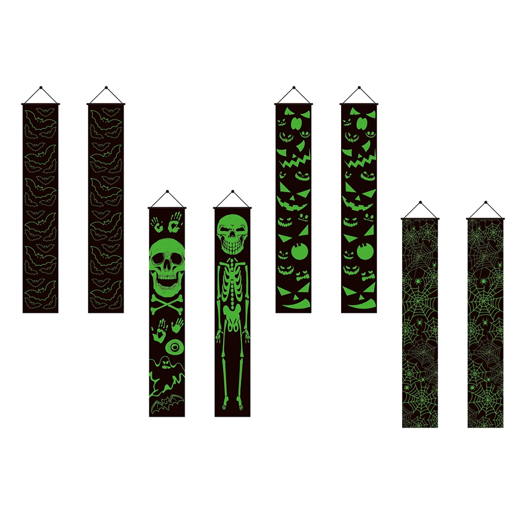 Светящиеся пары на Хэллоуин 2021 1 пара флуоресцентных парных костей призрака