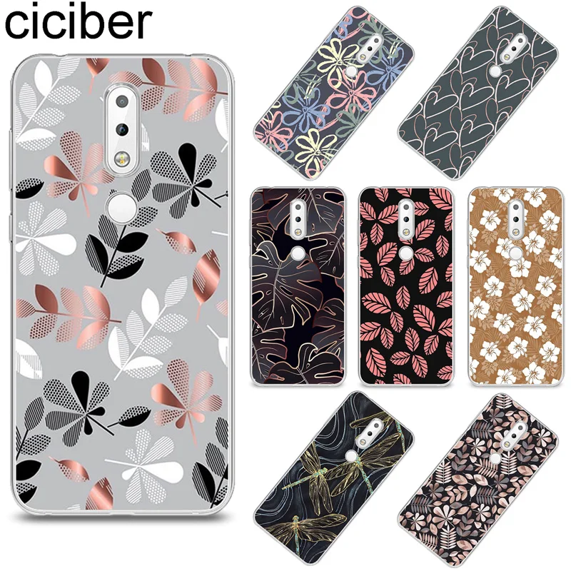 Чехол для телефона ciciber с листьями дерева Nokia X6 X7 X5 X3 чехол из ТПУ 9 8 1 7 6 5 3 2 Plus PureView |