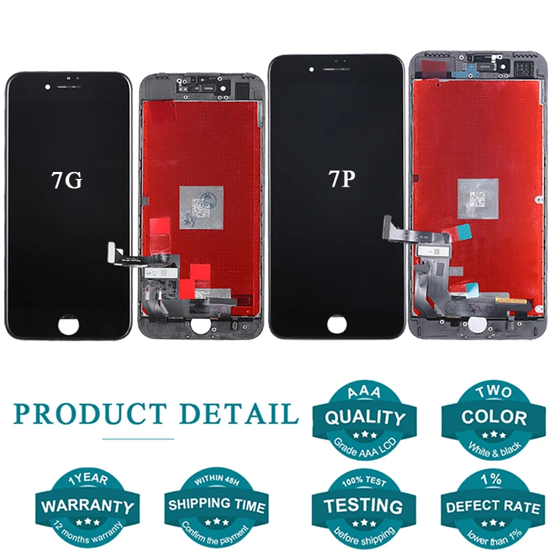 AAA Качество для iphone 7 ЖК-экран дисплей в сборе Замена с оригинальным дигитайзером