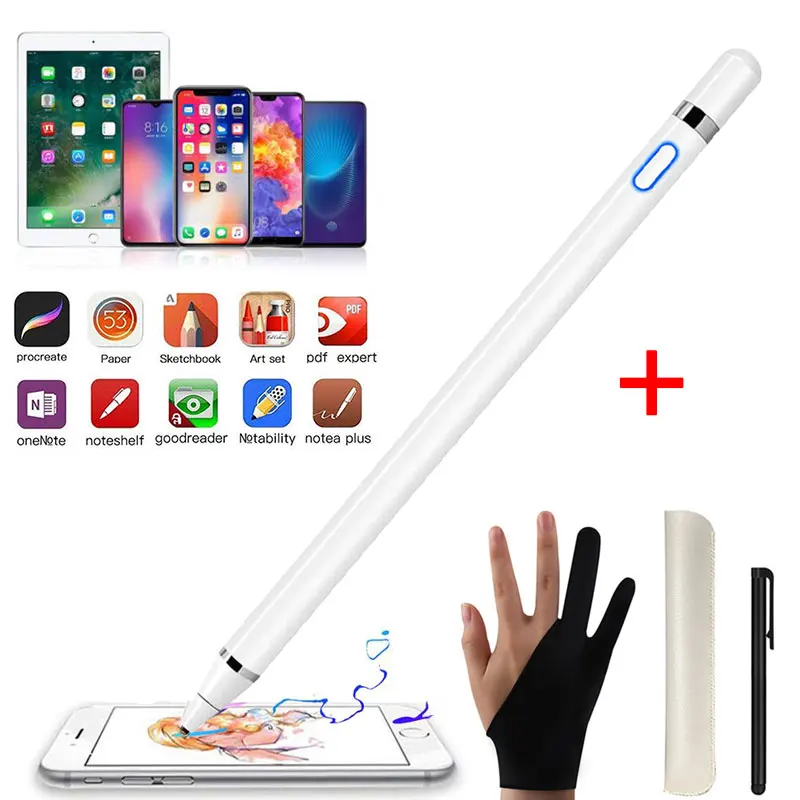 

Stylus Pen Touch Screen Pencil For iPad Pro 1 2 3 4 9.7 10.5 12.9 Tablet Capacitive Touch Pen Drawing For iPhone Samsung Huawei