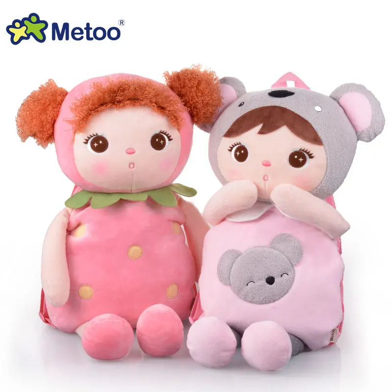 Симпатичный плюшевый рюкзак Metoo кепппель Ангела Кролик коала панда школьные