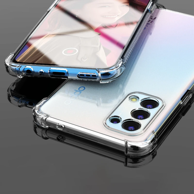 Противоударный чехол с подушкой безопасности для телефона OPPO Reno 5 Pro Plus K 5Z 5F Lite