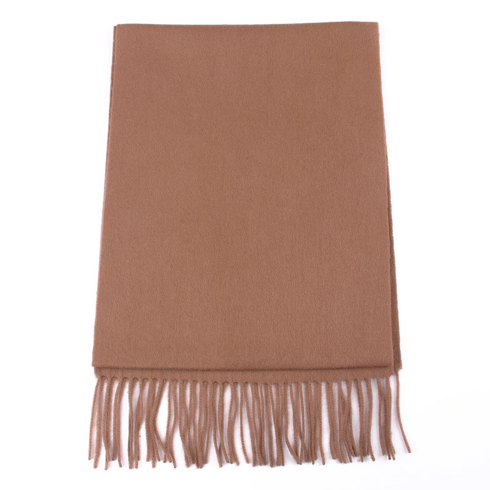 Luxury Lambs Wool Scarf Brown ,Warm Men Scarves LabmsWool Camel Man Scarves Comfortable Fashion Design Casual Wear 2021
