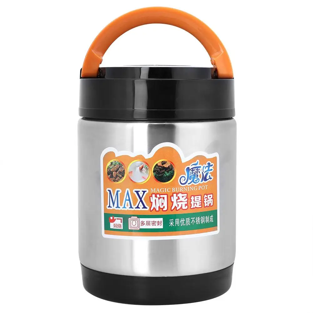 1.8 л термальный Ланч-бокс 3 слоя термос пищевой контейнер сохранение тепла