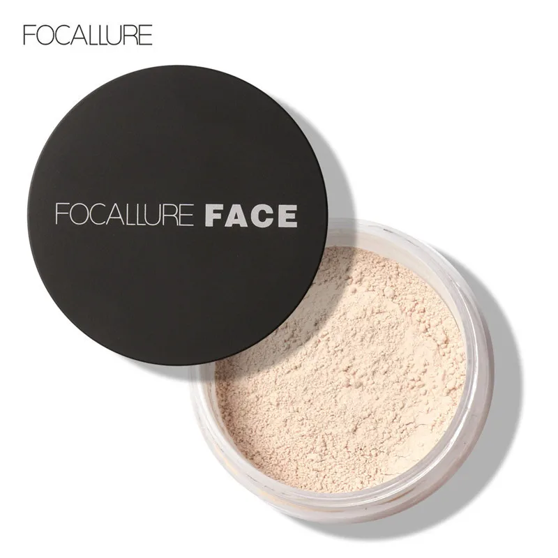 FOCALLURE 3 цвета рассыпчатая пудра для лица отбеливающая отделка кожи прозрачный