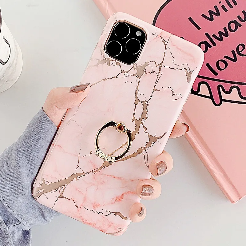 Чехол для телефона Samsung S8 S9 S10 Plus Note 8 9 10 Pro A40 A50 A70 с покрытием листьев и мрамора |