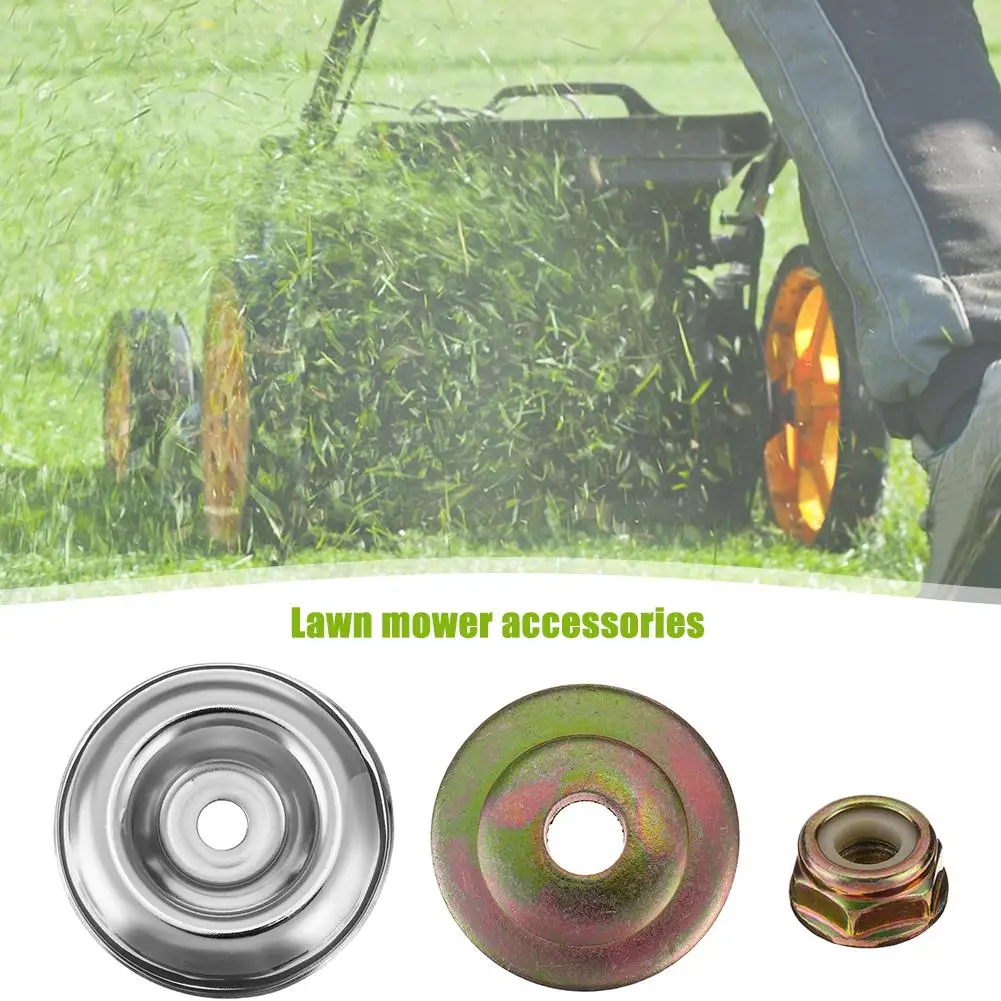 

3Pcs Steel Wire Trimmer Head Practical Brush Cutter Grass Dust Removal Weeding Plate Gearbox Fixing Kit for Lawnmower