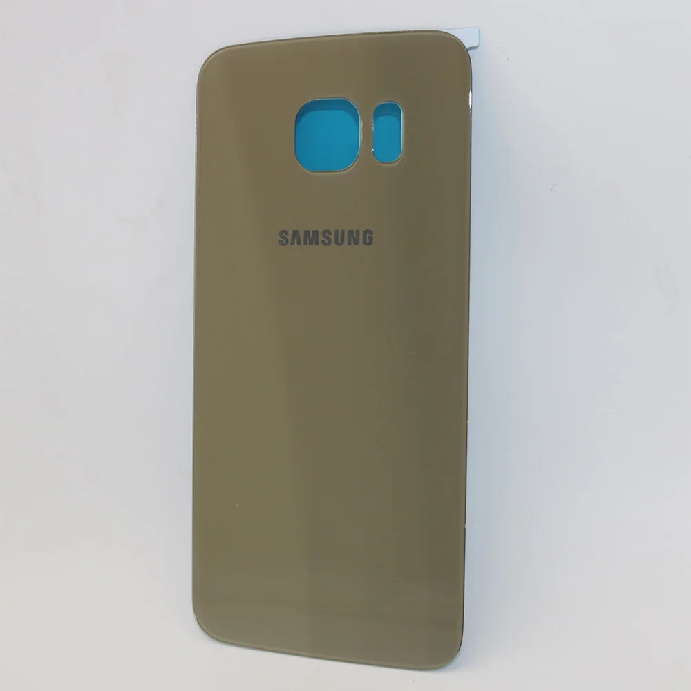 New Back Rear Battery Cover Glass Door For Samsung S6 edge G920F G925F G928F Housing Case | Мобильные телефоны и