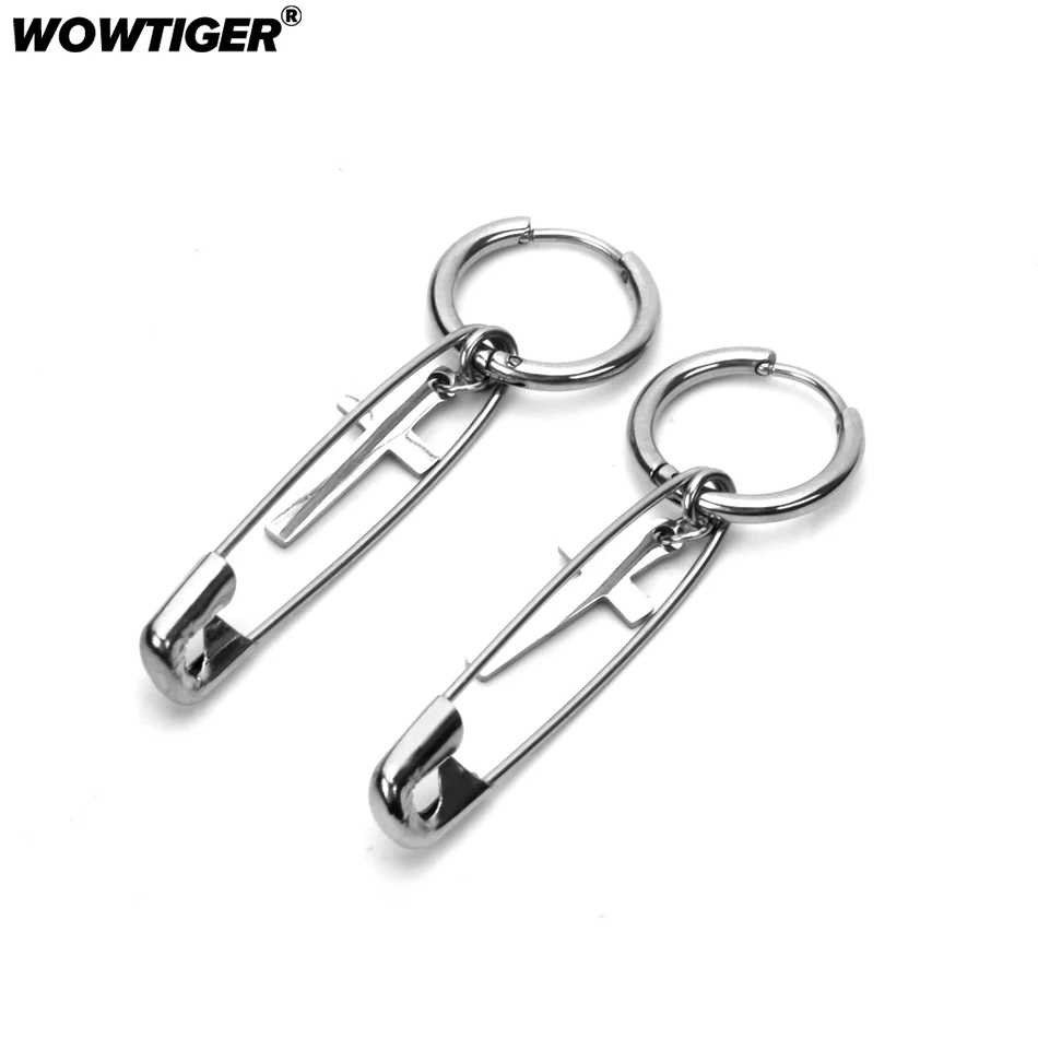 Мужские и женские серьги WOWTIGER серьги-подвески ювелирные изделия для ушей простые