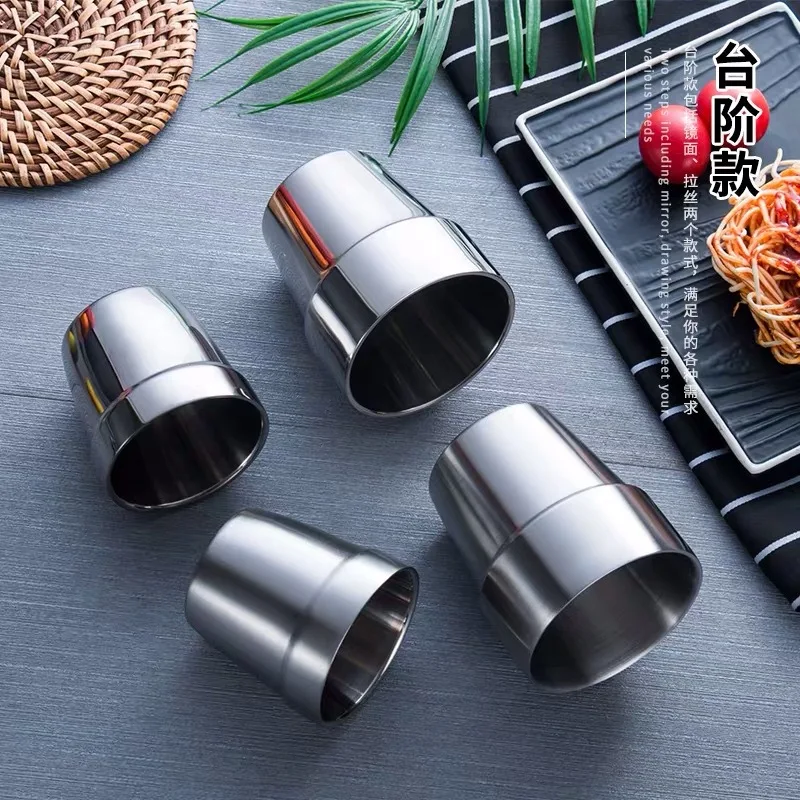 Stainless Steel Espresso Cup Double Wall Mugs Insulated Coffee Cups Small Coffee Mug Rose Gold Beverage Beer Cup Cute Thermo Mug