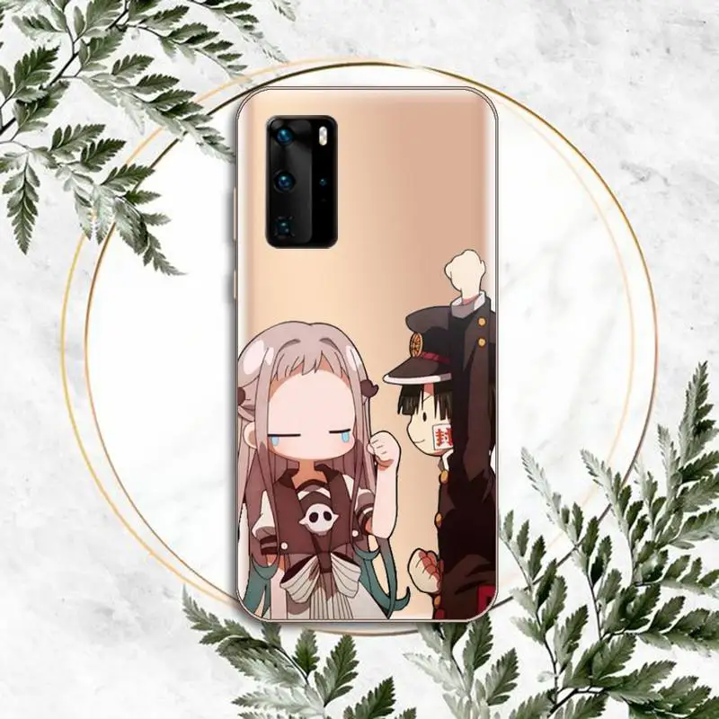 

Toilet bound Hanako kun Anime Phone Cases Clear Transparent for huawei honor P 40 30 20 lite Pro 10 i 8 9 x p smart 2019