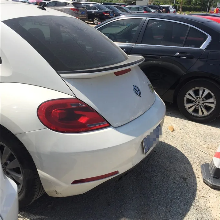 For Volkswagen Beetle Spoiler Sport 2013 2014 2015 2016 2017 2018 ABS Material Car Rear Wing Primer Color Trunk | Автомобили и