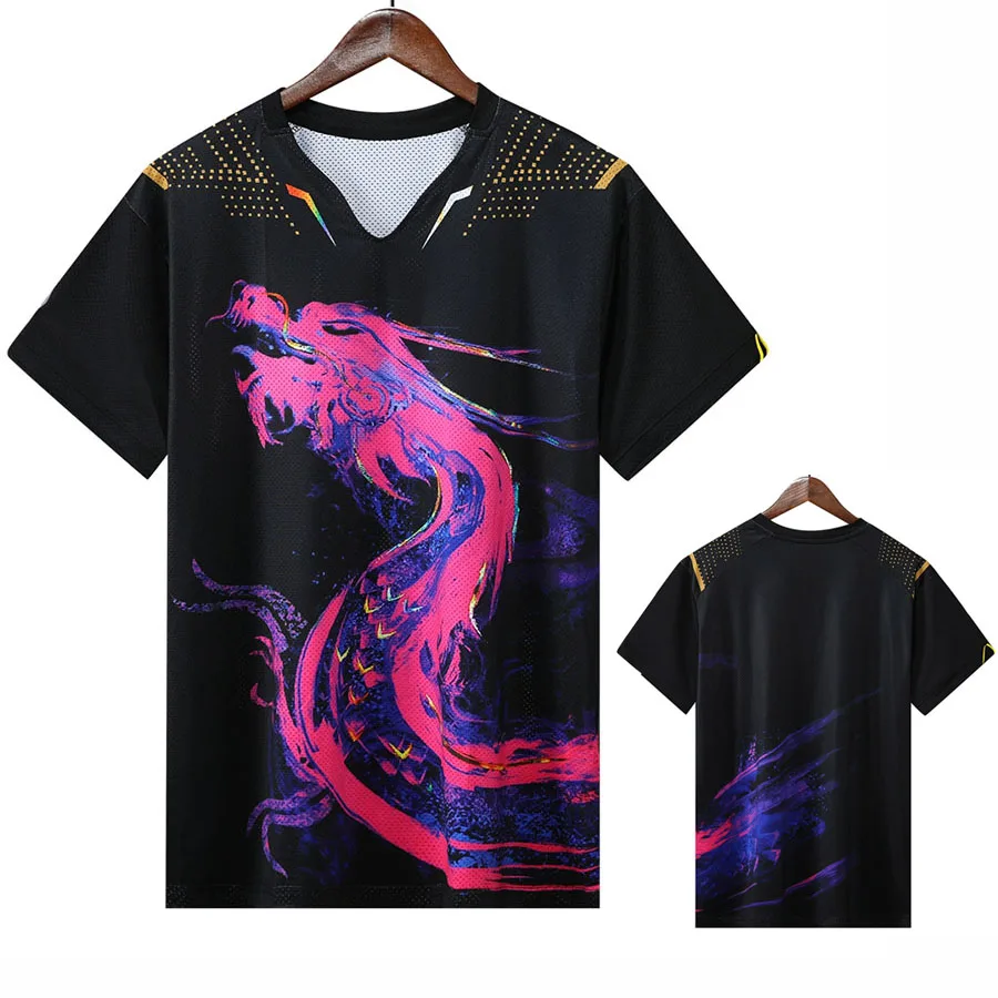 2021 CHINA Dragon Table Tennis Jerseys Shorts Sets Men Women Children Kits Table Tennis Shirt suit Clothes Kids PingPong Shirts