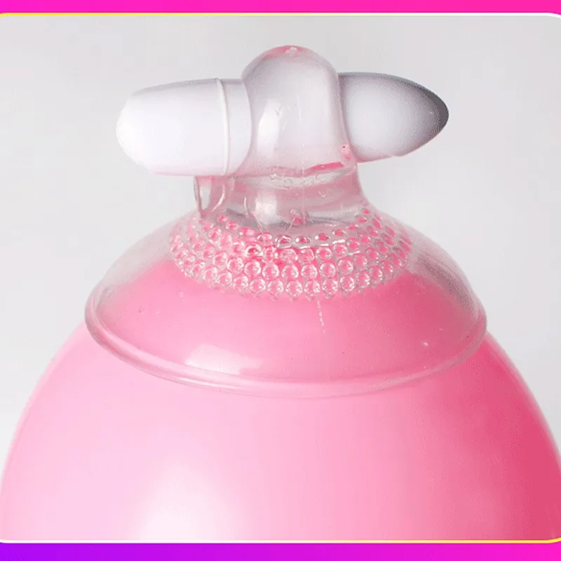 2 шт. массажер для груди огромный присосок прыгающее яйцо вибрирующее увеличения