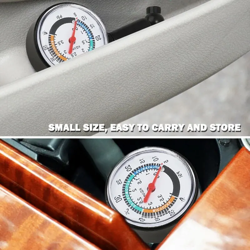 Multifunctional High-precision Automobile Tire Pressure Gauge Stainless Steel Plastic Box for Vehicles | Инструменты