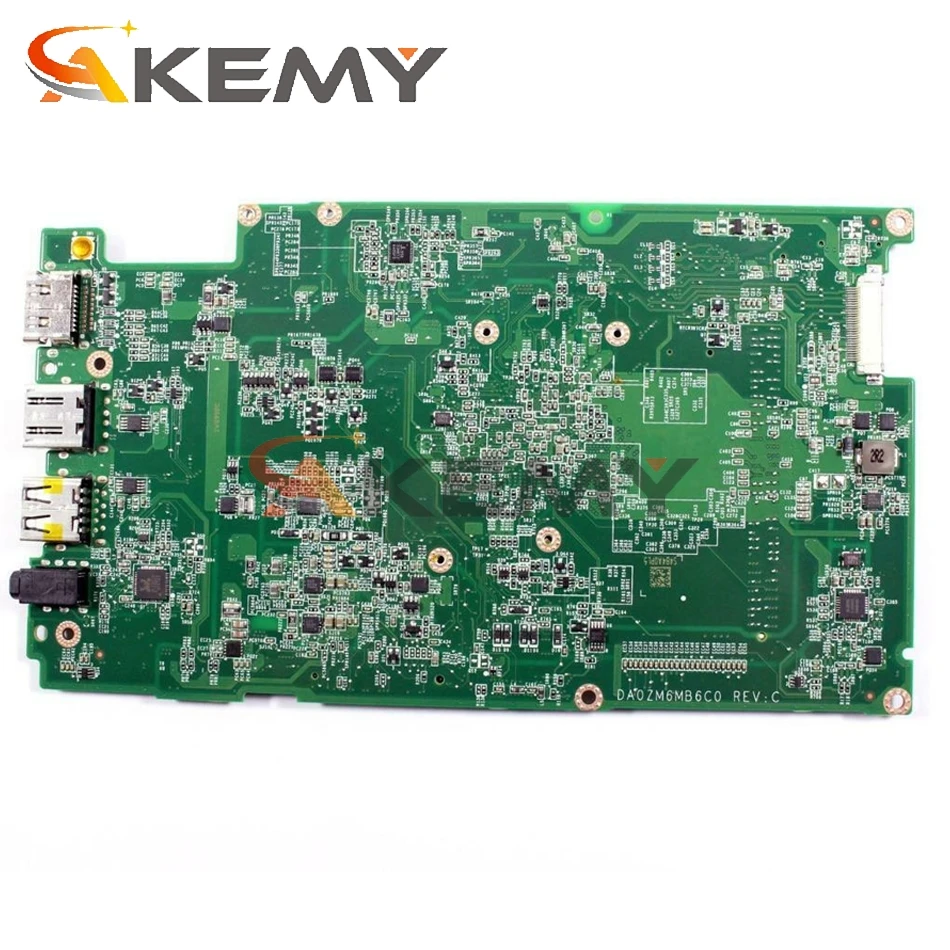 Akemy 0RJ80P RJ80P для Dell Inspiron 11 6 &quot11 3000 3138 материнская плата ноутбука N2815 SR1SJ DA0ZM6MB6C0