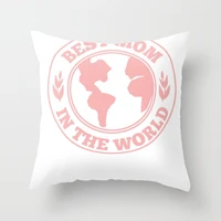 new 45x45cm mothers day cushion cover short plush throw pillows case sofa bed decorative pillow cover funda cojin mother gift