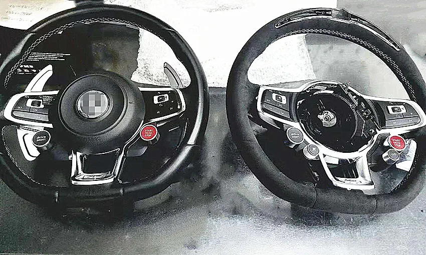Для Golf 7 рулевое колесо Weel R lien GTI с audi R8 TTS кнопка остановки двигателя 4S0 951 523 E углеродного волокна