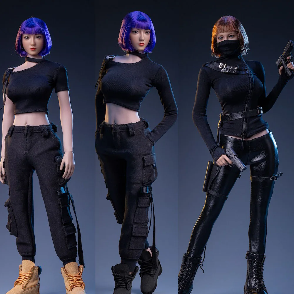 3stoys 3S003/3S004 1/6, Женский функциональный комбинезон, уличная одежда, футболка с несколькими карманами, тактические брюки для 12-дюймовой экшн-модели