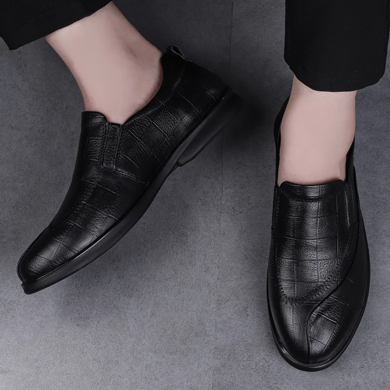 Мужская обувь удобная мужская повседневная из натуральной кожи уличные дышащие