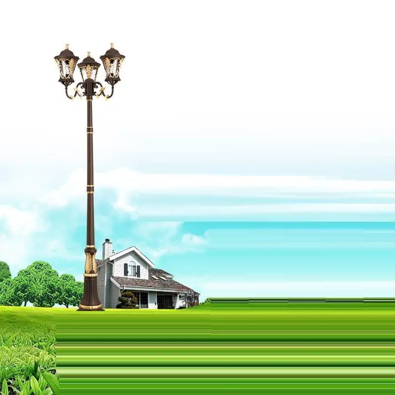 Lampadaire Strassenbeleuchtung Iluminador Jardin Farola внешняя площадь Декор Uliczna светильник экстерьер