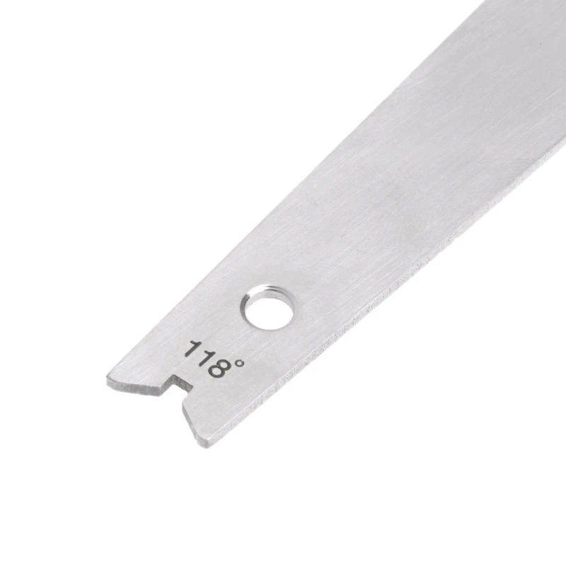 

W3JA Bit Pattern Drill Template Gauge Welding Inspect Tool Weld Drill Bit Measurement
