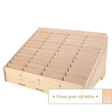Wood 48 lattice Многофункциональная деревянная коробка для хранения инструмент для ремонта мобильных телефонов коробка для материнской платы аксессуары коробка для хранения - Цвет: Wood 48 lattice