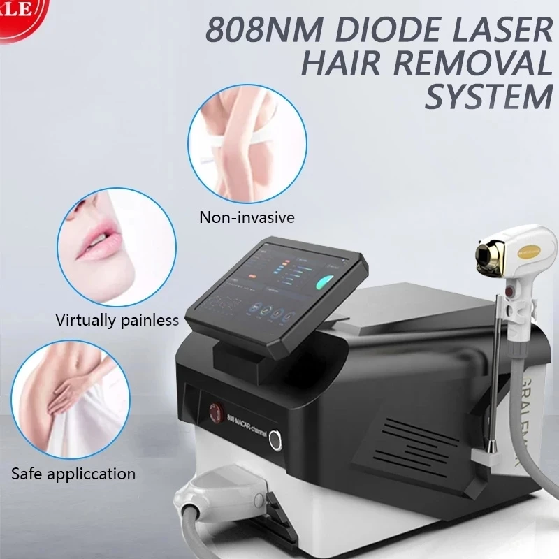 

808nm Diode Laser Hair Removal System Ice Laser Hair Remover Machine Permanent Epilator High Speed Professional Beauty Equipment