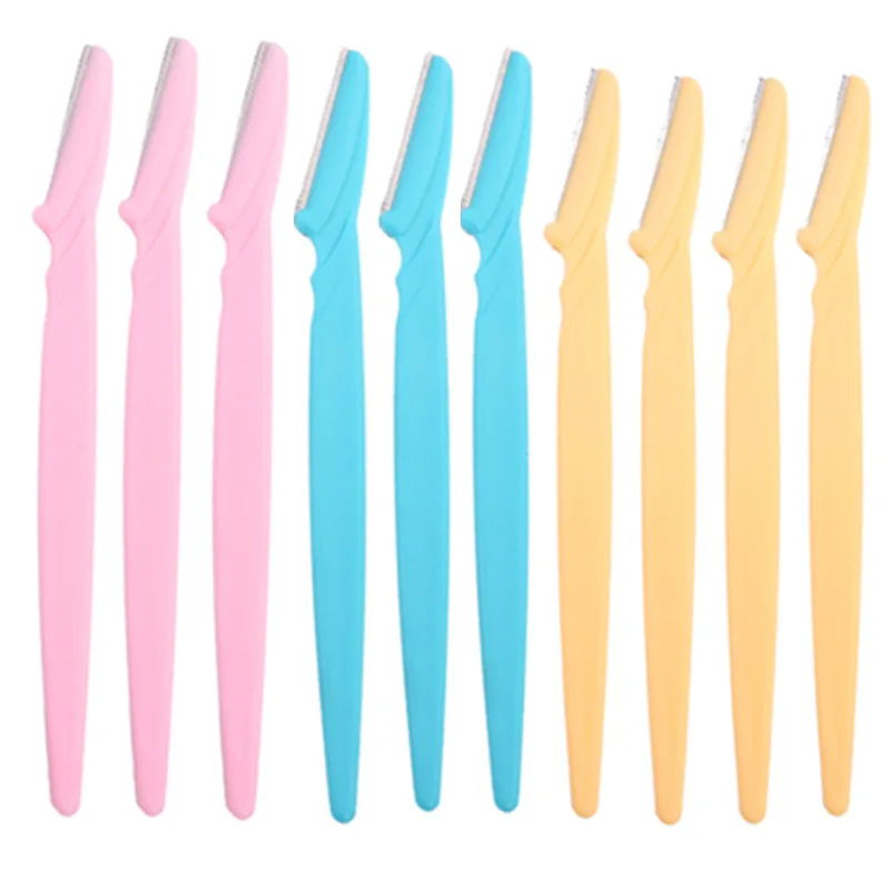 Скребок для триммера бровей 3/4/10 шт. лезвия формовочный нож глаз эпиляции лица