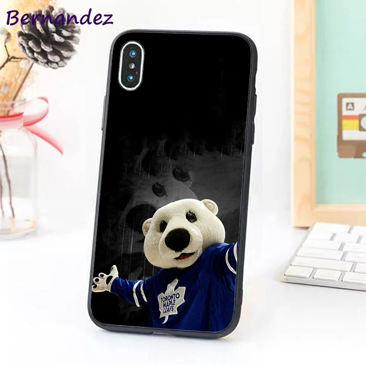 Прозрачный Bernandez 5 5S, SE, 6, 6 S, TPU чехол для телефона чехол для iPhone 7 8 Plus X Xs Max XR Торонто Мэйпл Лифс - Цвет: Прозрачный