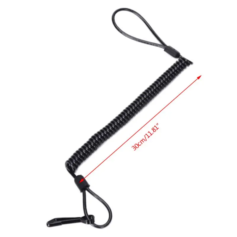 

Outdoor Tactic Spring Lanyard Elastic Waist Hanging Rope Police Anti-lost Sling G99D