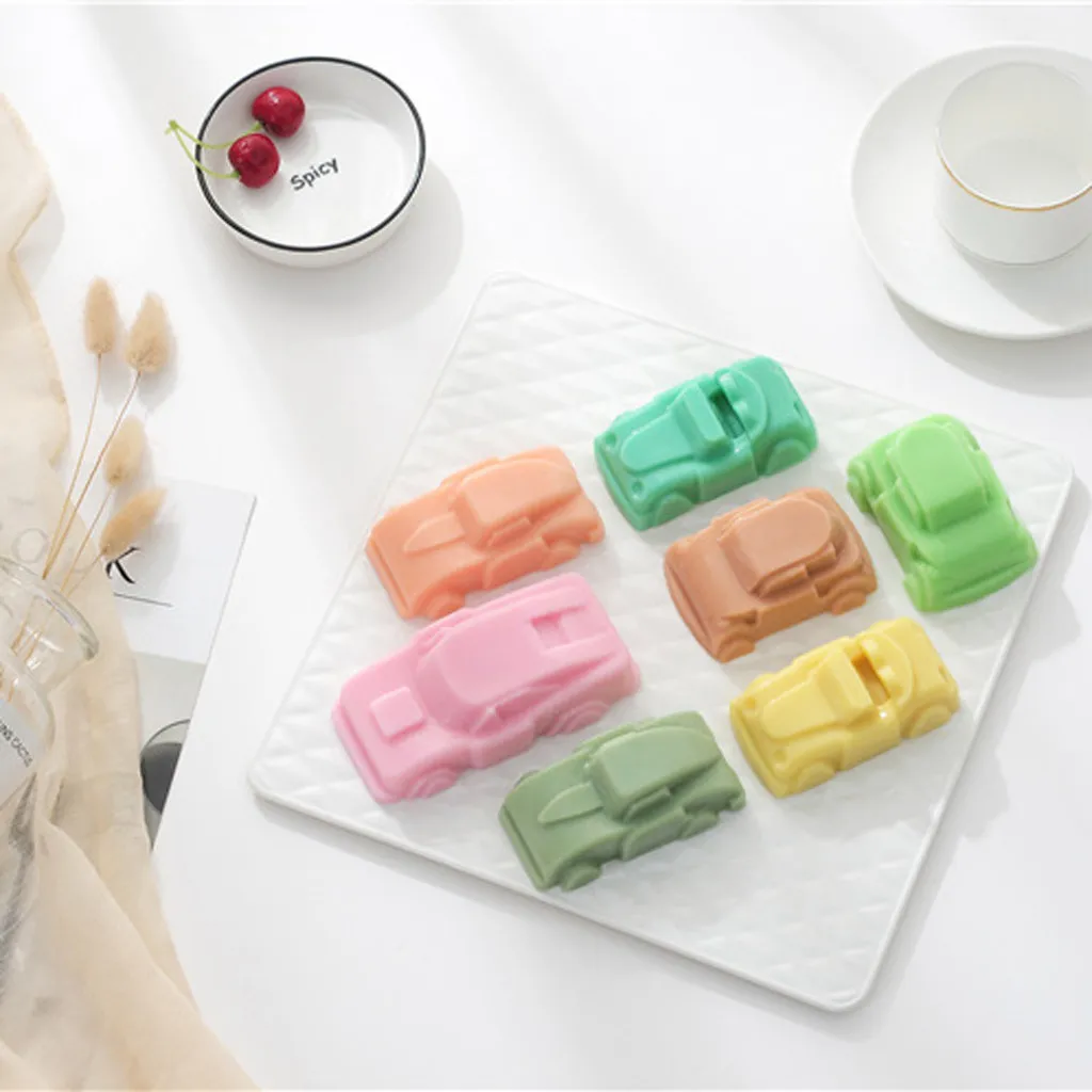 Автомобильная форма силиконовая для мыла 3D формы шоколада выпечки на день