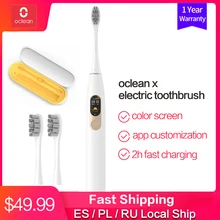 Oclean X Xiaomi sonic электрическая зубная щетка обновленная для взрослых Водонепроницаемая ультра звуковая автоматическая зубная щетка перезаряжаемая через USB