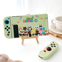 for nintendo switch case bear cartoon cute blue fairy league soft tpu cover back girp shell for nintendo switch accessories