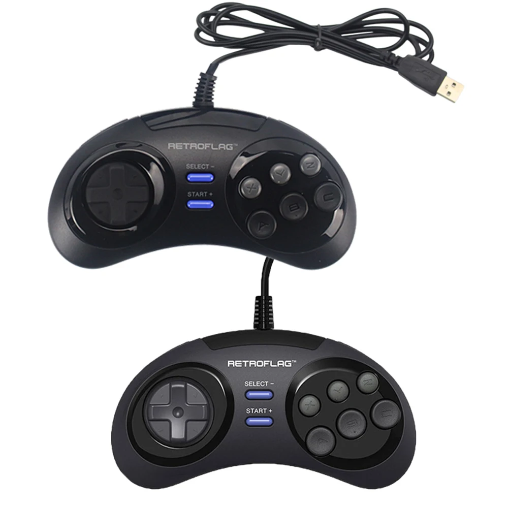 Классический USB геймпад Retroflag проводной контроллер джойстик для MEGAPI чехол
