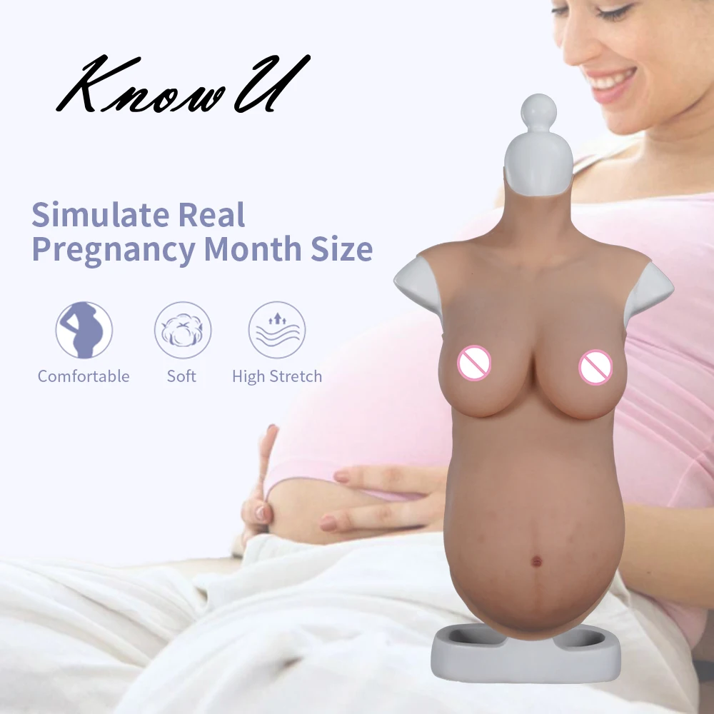 KnowU силиконовые формы для беременных с животом девять месяцев косплея| |