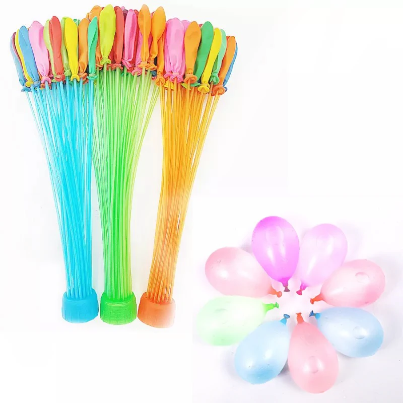 

222pcs Magic Water Bombs Balloon Quick Fill Self Sealing Water Balloons War Game Supplies Kids Summer Outdoor Beach Toy Party