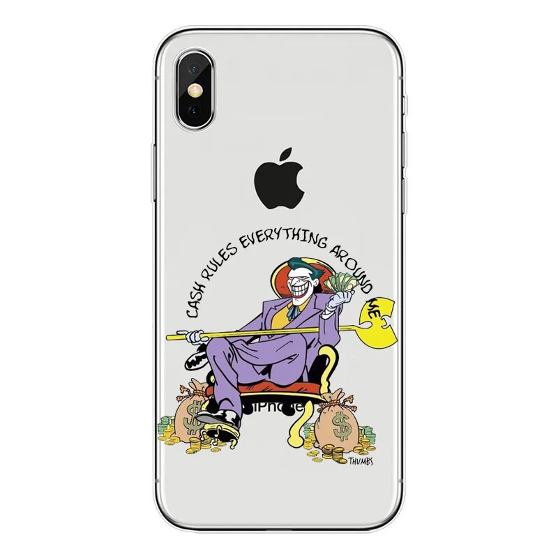 Ультратонкий чехол Wu Tang Clan с мультяшным рисунком для iPhone 7 6 X 6S 8 Plus 5 5S XS XR XSMAX