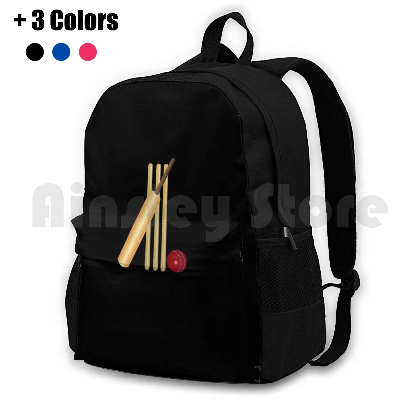 

Cricket-Wicket , Bat And Ball Outdoor Hiking Backpack Riding Climbing Sports Bag Cricket Game Of Cricket Sport Cricket Bat And