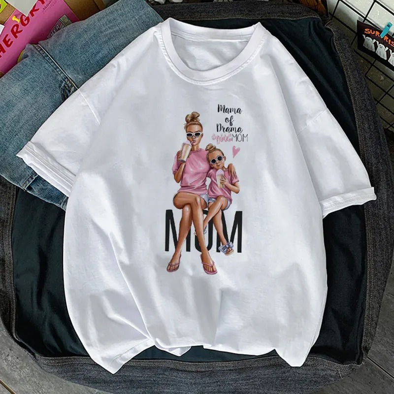 

Cartoon Super Mom Life Momlife Summer Women 2021 Print T-shirts T Shirt Ladies Womens Graphic Female TShirt Mother's Day Gift