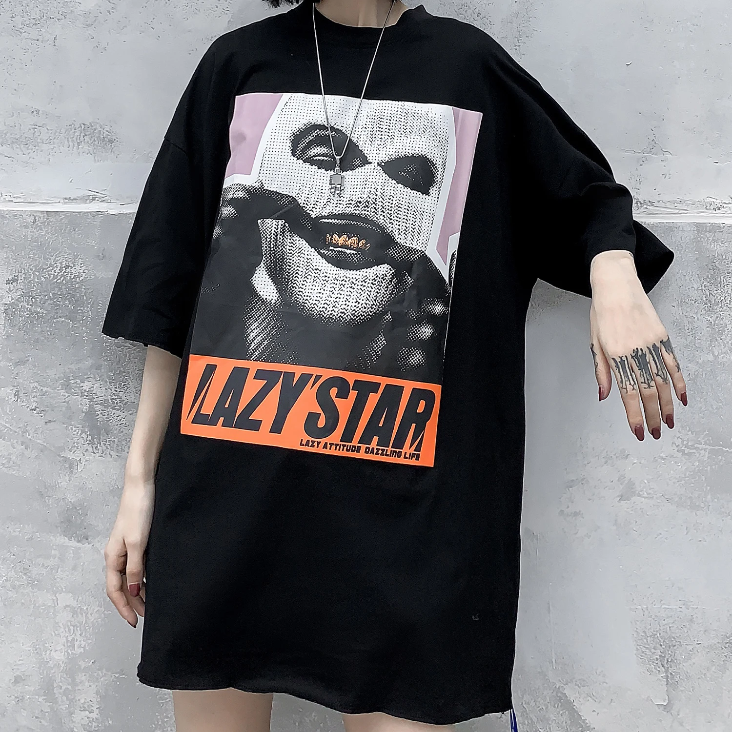 LCIBLE в стиле хип-хоп маска клоуна печатная Мужская футболка с круглым вырезом