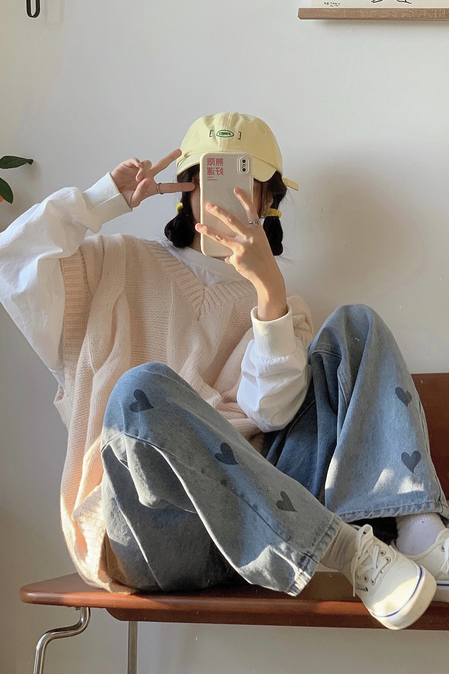 Синие джинсы новинка 2021 свободные тонкие широкие брюки модные прямые с высокой