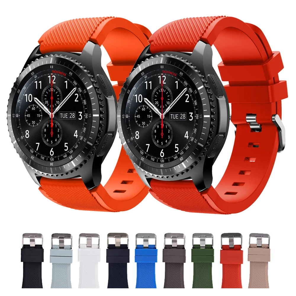 Сменный ремешок для часов samsung galaxy watch 46 мм gear s3 frontier band 22 20 Huawei GT band|Ремешки часов| |