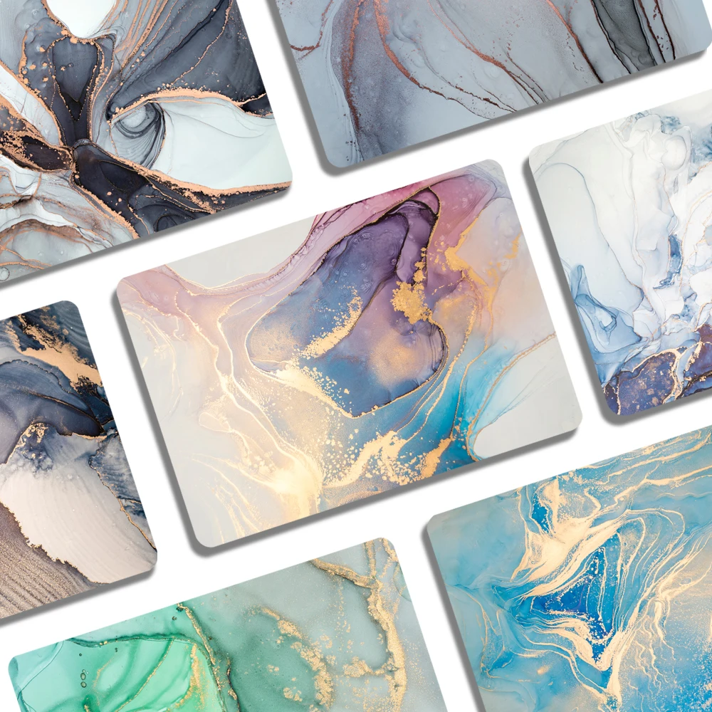 

Marble Texture Laptop Case For Apple Macbook Air 13 M1 M2 A2681 2022 Touch Bar ID Pro Retina 15 16 13.3 Cover Saccessories Bags