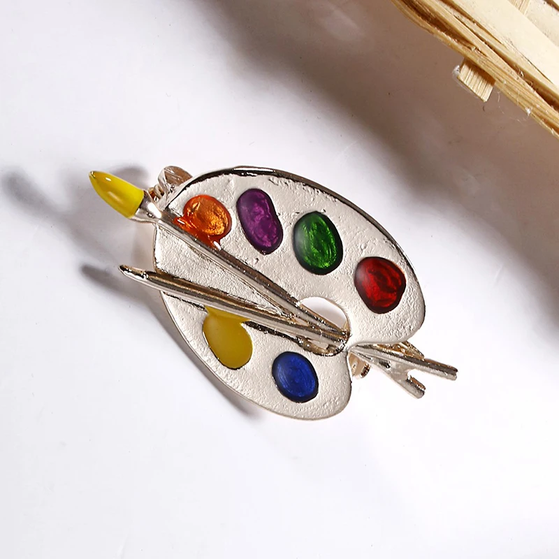 Красочная эмалированная декоративная палитра знаков для художника унисекс